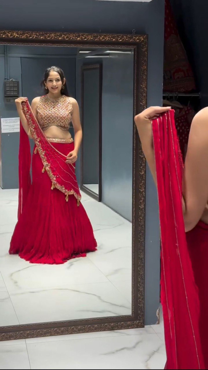 Gulbahaar Glow Reday to wear Wedding Glamour Lehenga Saree