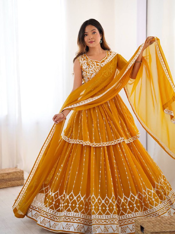 Tashvi Radiance Embroidered Festive Lehenga Outfit