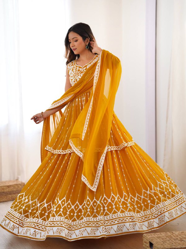 Tashvi Radiance Embroidered Festive Lehenga Outfit