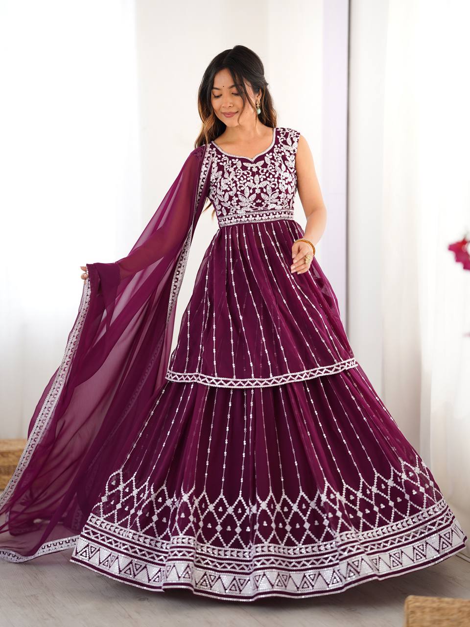 Tashvi Radiance Embroidered Festive Lehenga Outfit