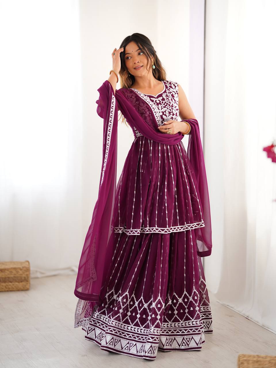 Tashvi Radiance Embroidered Festive Lehenga Outfit