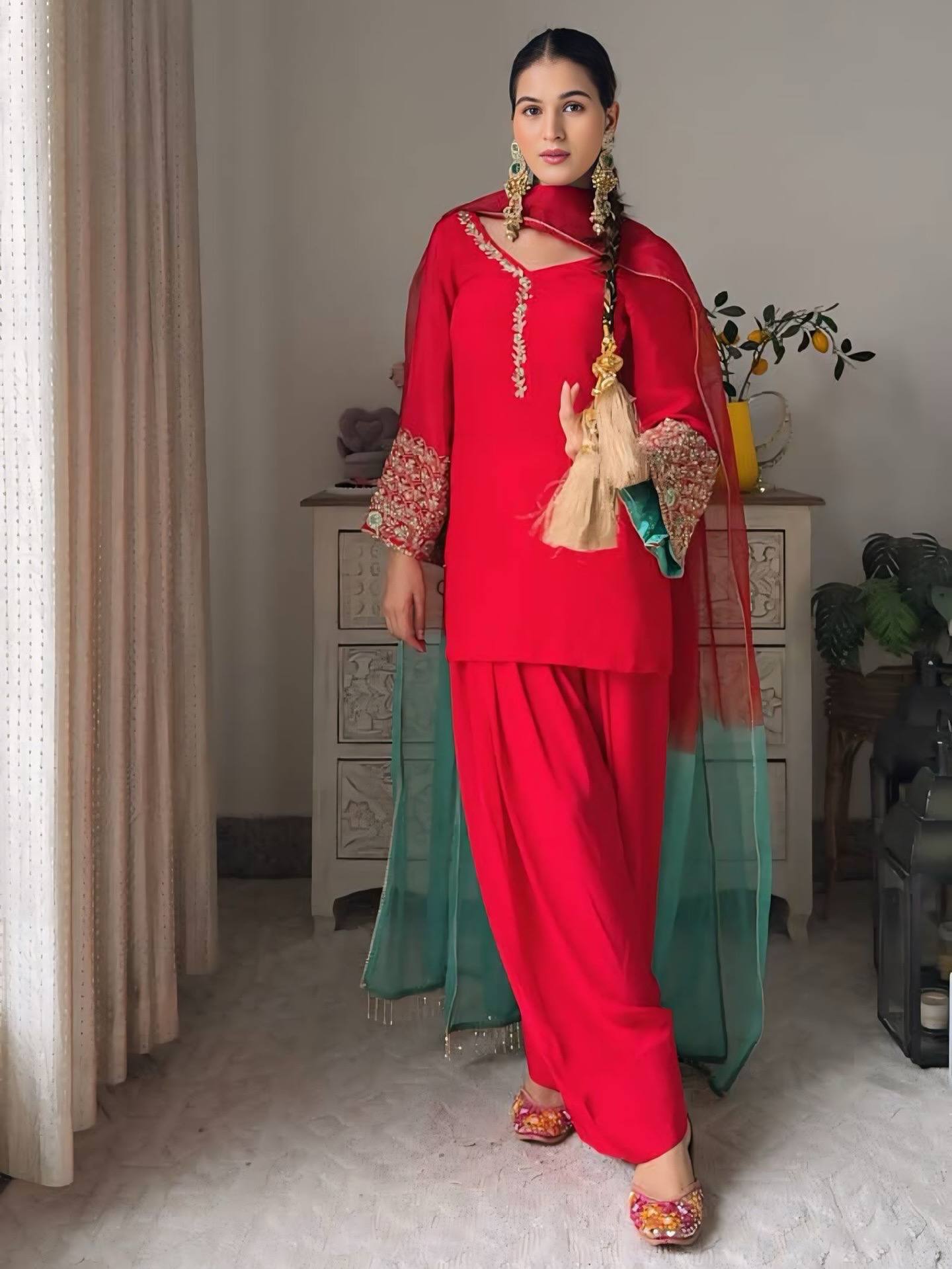 Ruby Designer Farsi Salwar Suit