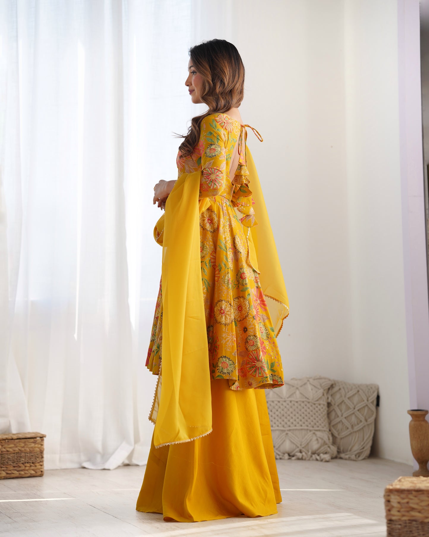 Heavenly Charm of Vibrant Traditions kurta palazzo set