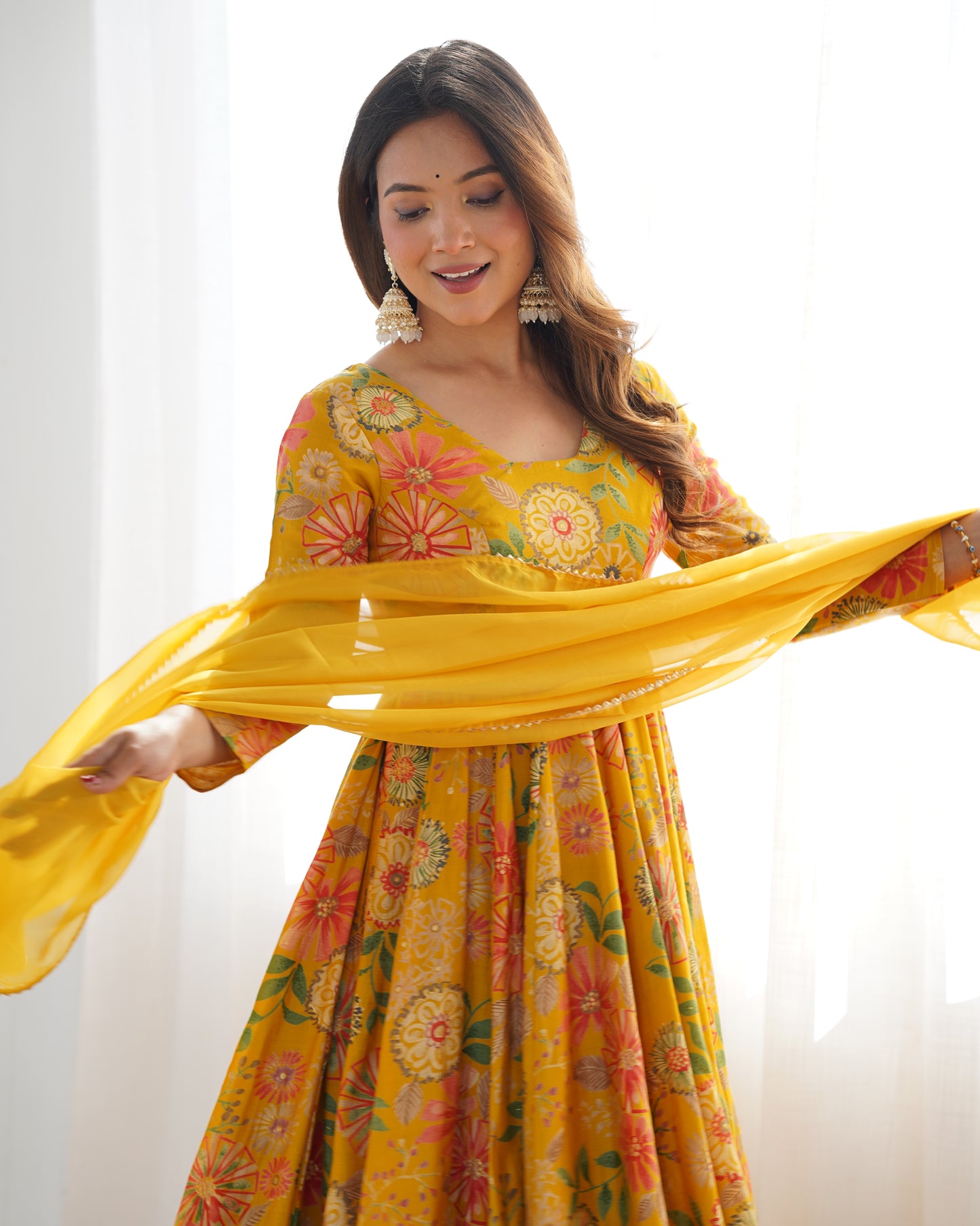 Heavenly Charm of Vibrant Traditions kurta palazzo set