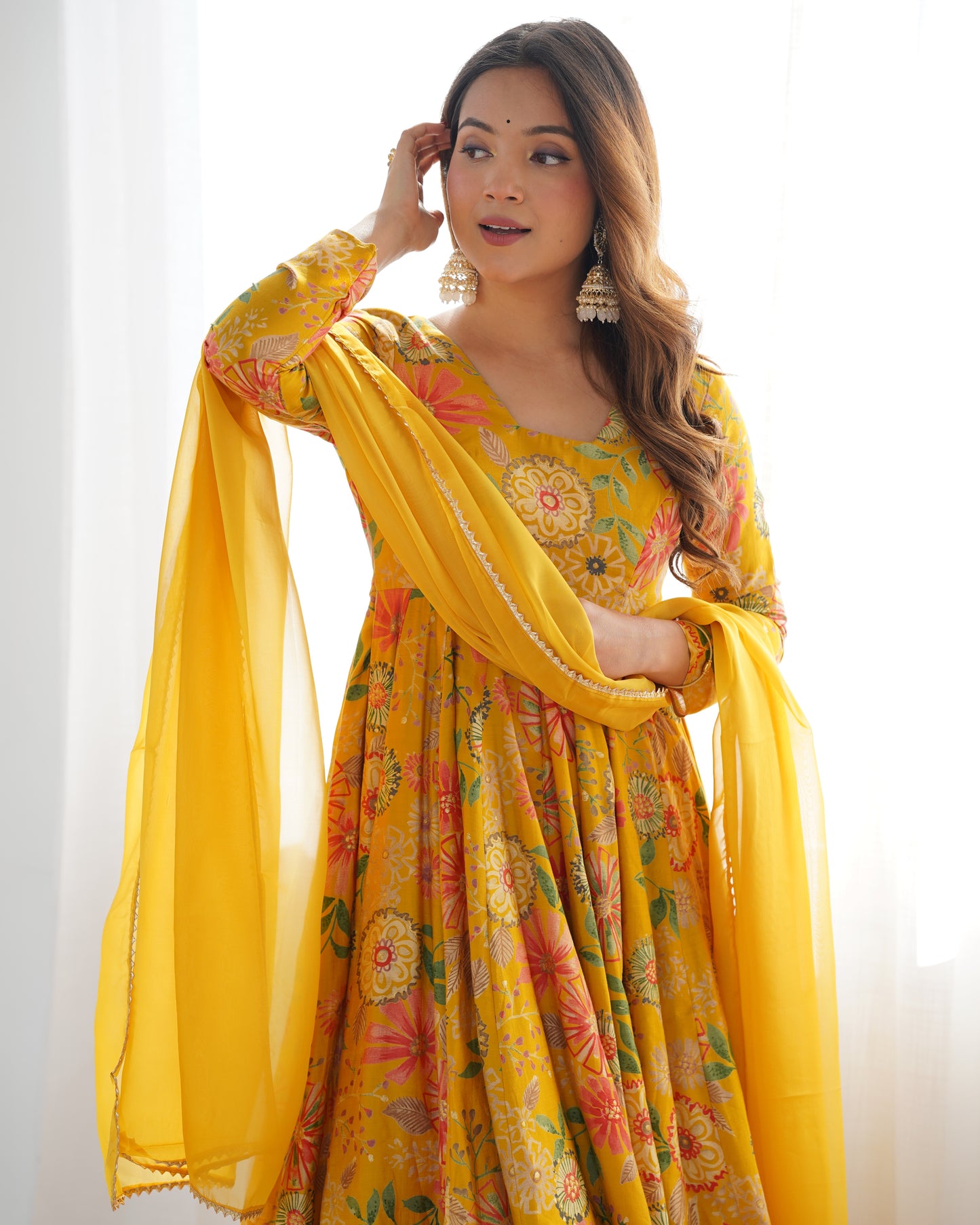 Heavenly Charm of Vibrant Traditions kurta palazzo set