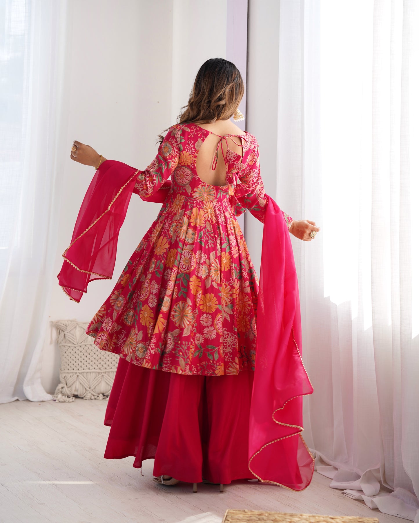 Heavenly Charm of Vibrant Traditions kurta palazzo set