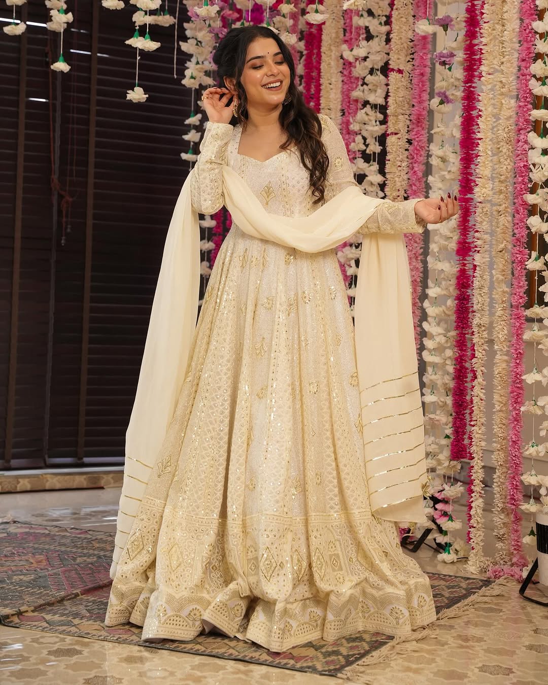 Saachi Heavy Embroidered Maxi Set