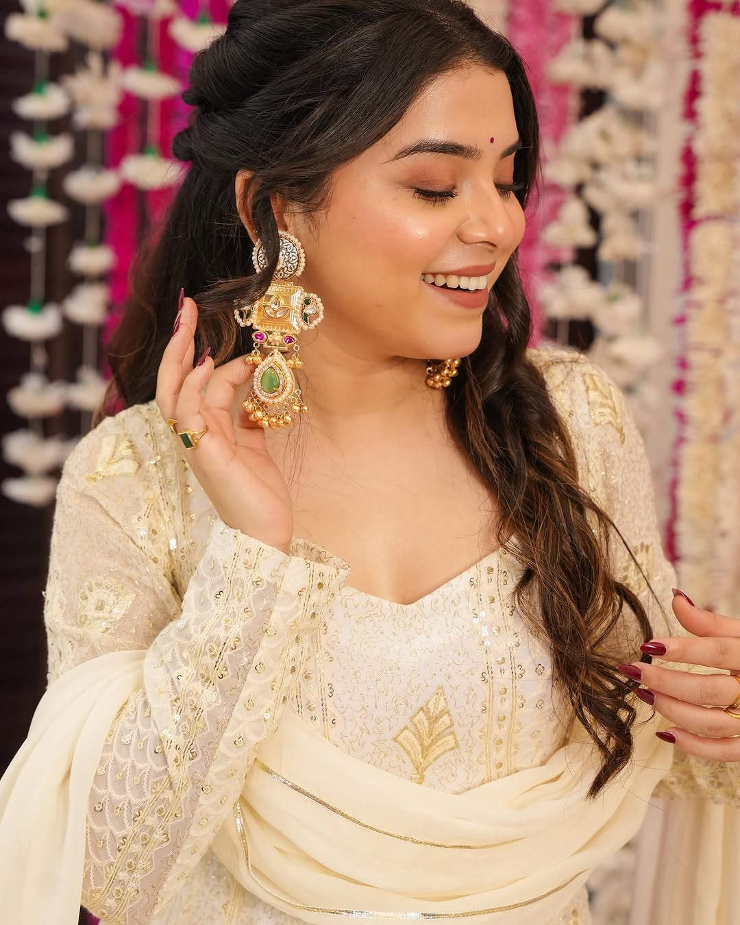 Saachi Heavy Embroidered Maxi Set