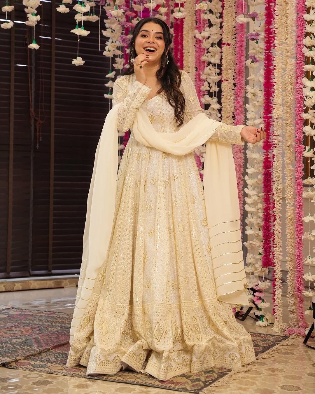 Saachi Heavy Embroidered Maxi Set
