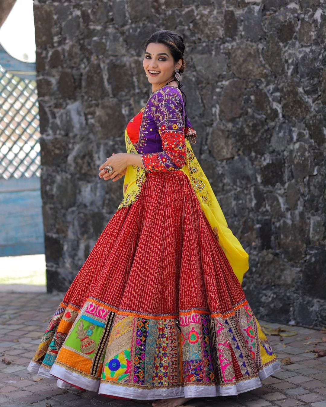 Prisha Navratri Night Classy Wearing Lehenga Choli