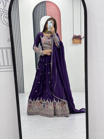 Aisha Pure Vichitra lehenga choli set