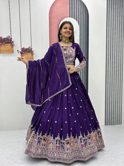 Aisha Pure Vichitra lehenga choli set