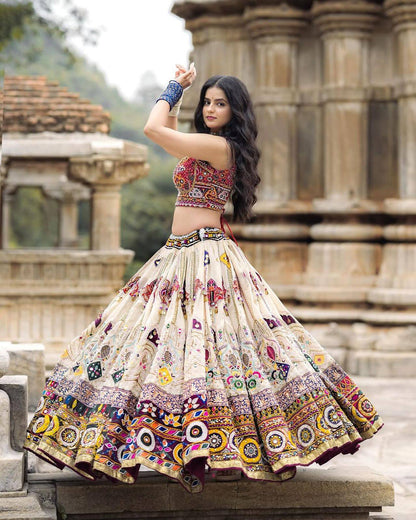 Navrang Leela Traditional Handcrafted Cotton Lehenga Choli