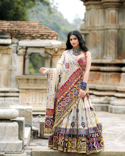 Navrang Leela Traditional Handcrafted Cotton Lehenga Choli