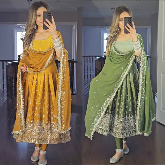 💕*Presenting New Đěsigner Anarkali Suit In New Fancy Style*(MF404)👌💕